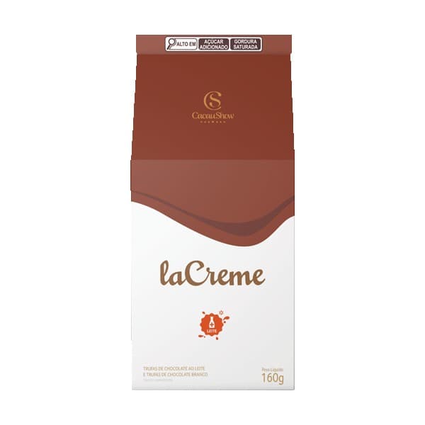 Caixa de Trufas LaCreme ao Leite e Branco