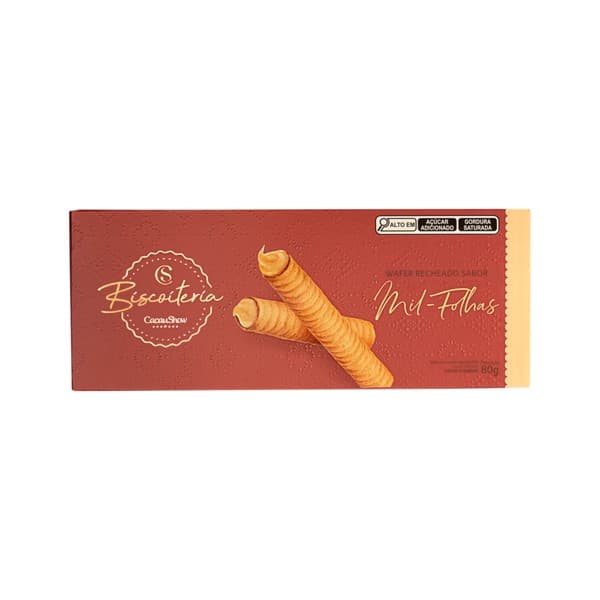 Wafer Biscoiteria Mil Folhas