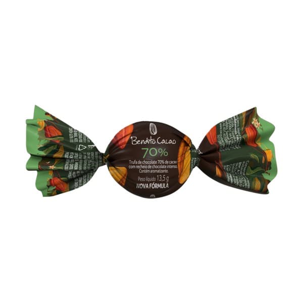 Trufa Bendito Cacao de Chocolate 70% Cacau