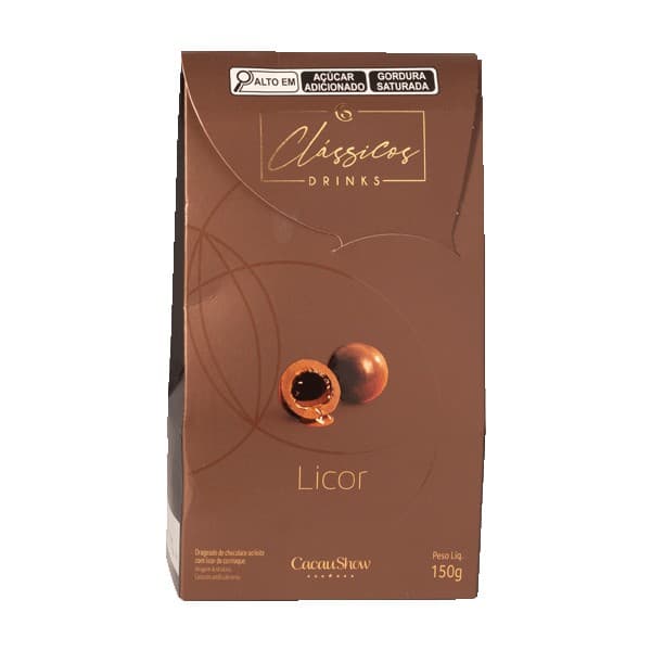 Drageados Clássicos ao Leite com Licor