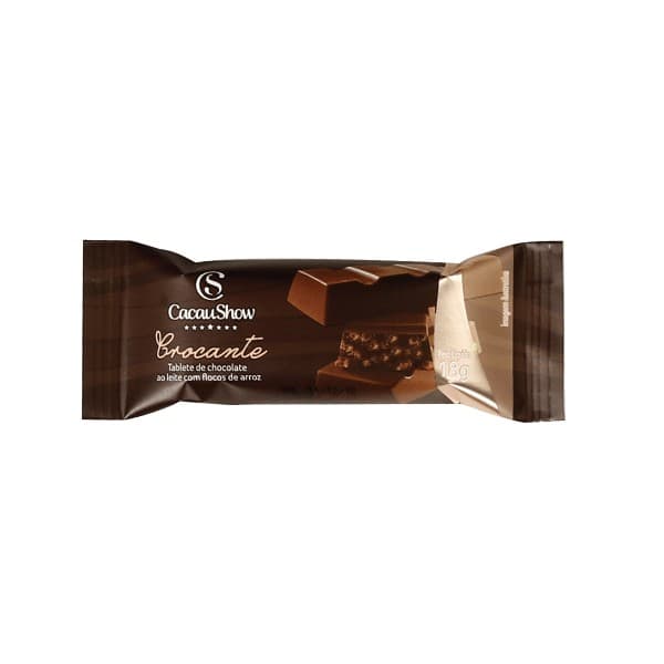 Tablete de Chocolate ao Leite Crocante