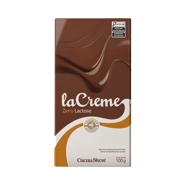 Tablete LaCreme de Chocolate Zero Lactose