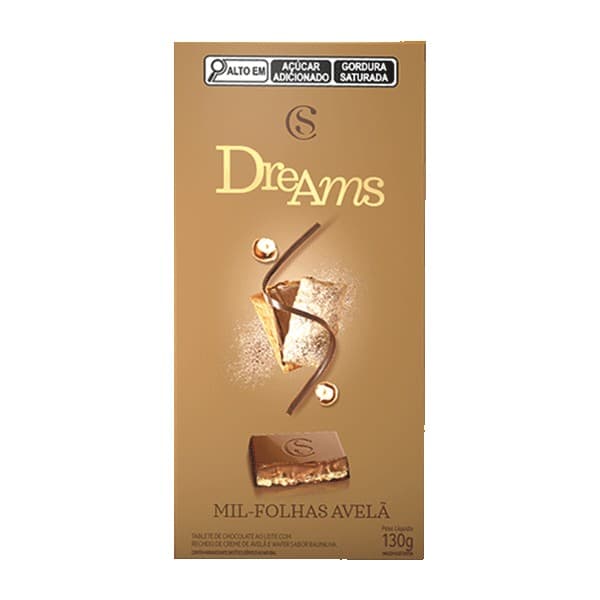 Tablete Dreams Mil Folhas Avelã
