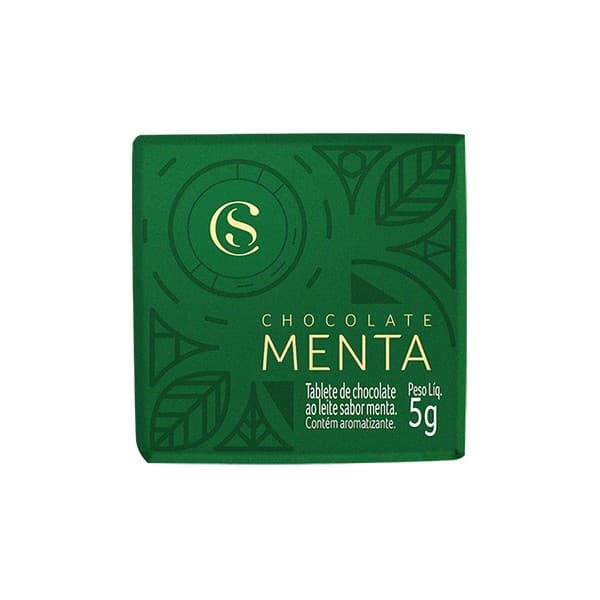 Tablete de Chocolate ao Leite e Menta