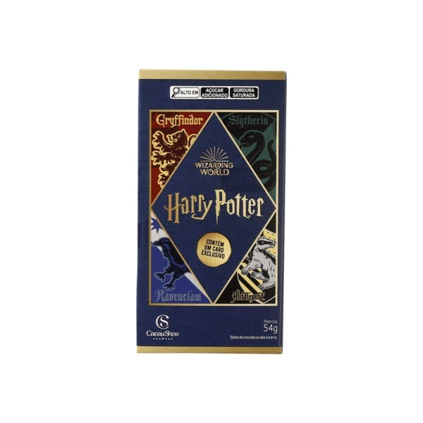 Tablete Harry Potter ao Leite e Branco