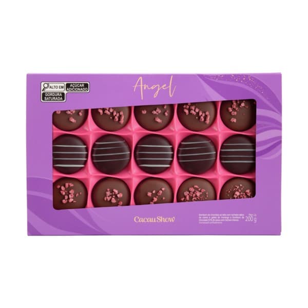 Caixa de Bombom Angel de Chocolate ao Leite