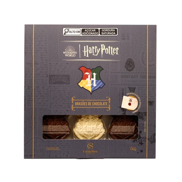 Caixa Brasão Harry Potter