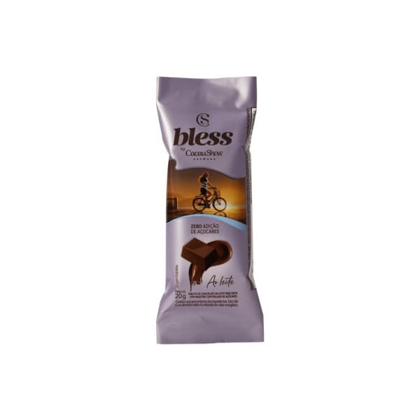 Tablete Bless Zero Adição de Açúcar ao Leite