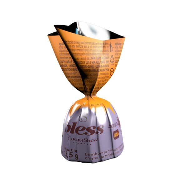 Bombom Bless Zero Lactose Avelã