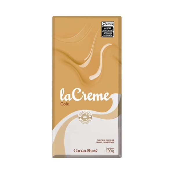 Tablete LaCreme Gold de Chocolate Branco