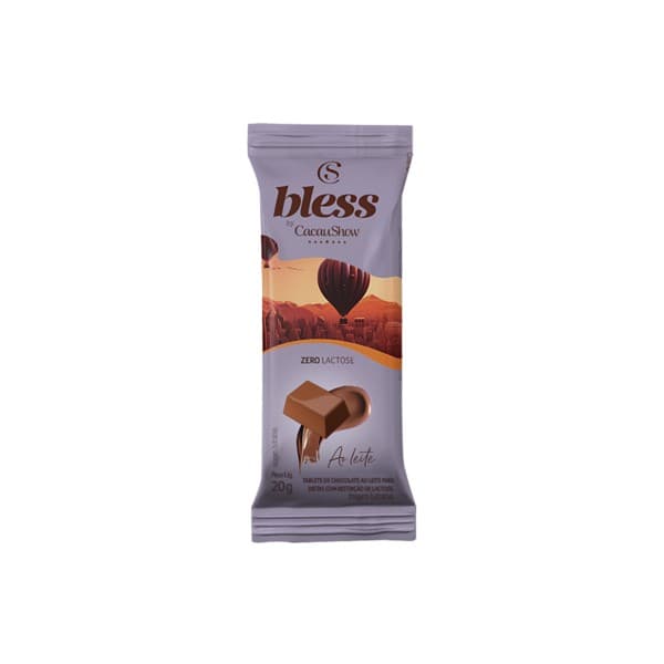 Tablete Bless Zero Lactose ao Leite
