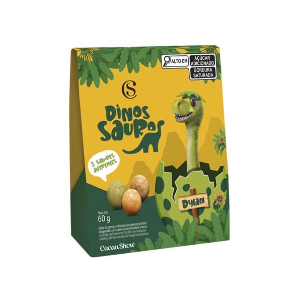 Caixa de Drageados Dinossauros