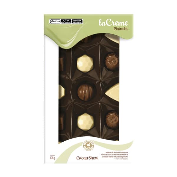 Caixa de Bombons LaCreme Mini Show Pistache
