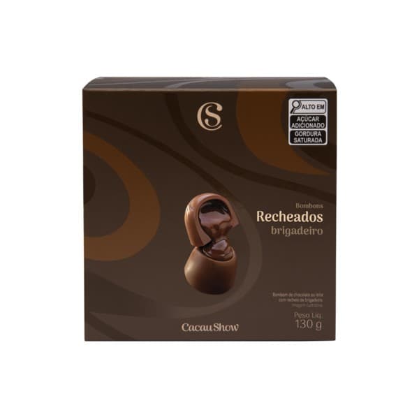 Cubo com Bombons de Chocolate ao Leite
