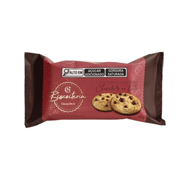 Cookies Banhado com Gotas de Chocolate ao Leite