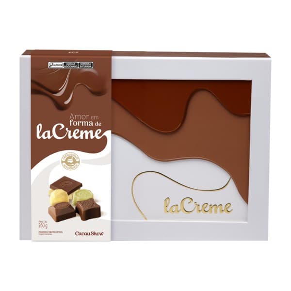 Caixa de Bombons e Tabletes LaCreme Sortidos