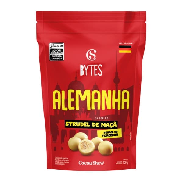 Drageado Bytes Alemanha Strudel de Maçã