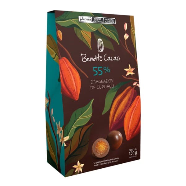 Drageado Bendito Cacao 55% com Cupuaçu
