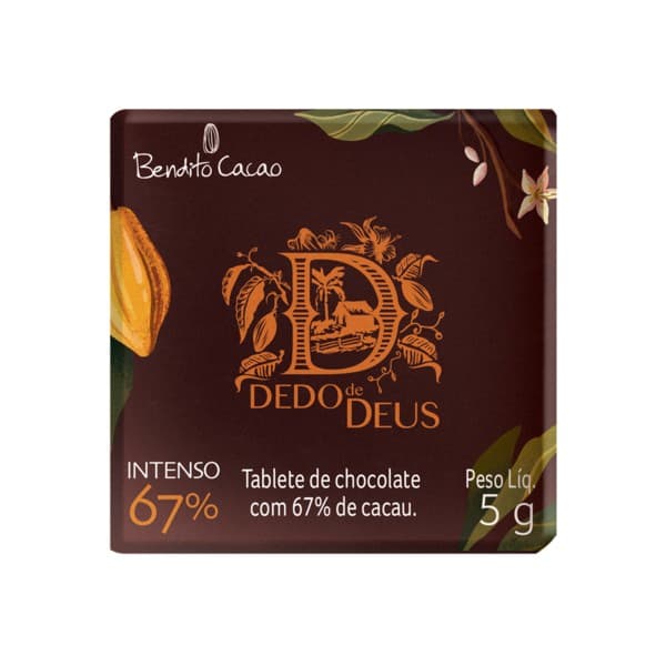 Tablete Dedo de Deus 67% Cacau