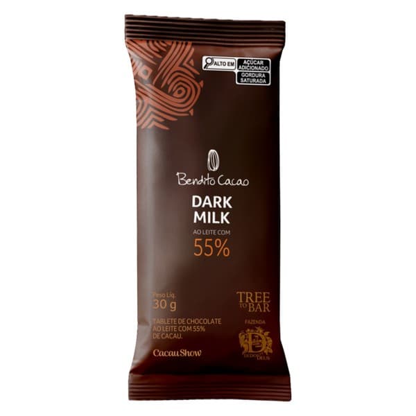 Tablete de Chocolate Bendito Cacao Dark Milk