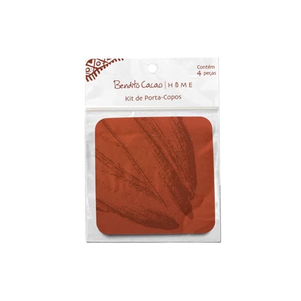 Kit 4 Porta Copos Bendito Cacao