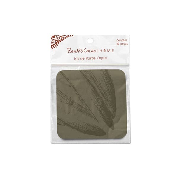 Kit 4 Porta Copos Bendito Cacao