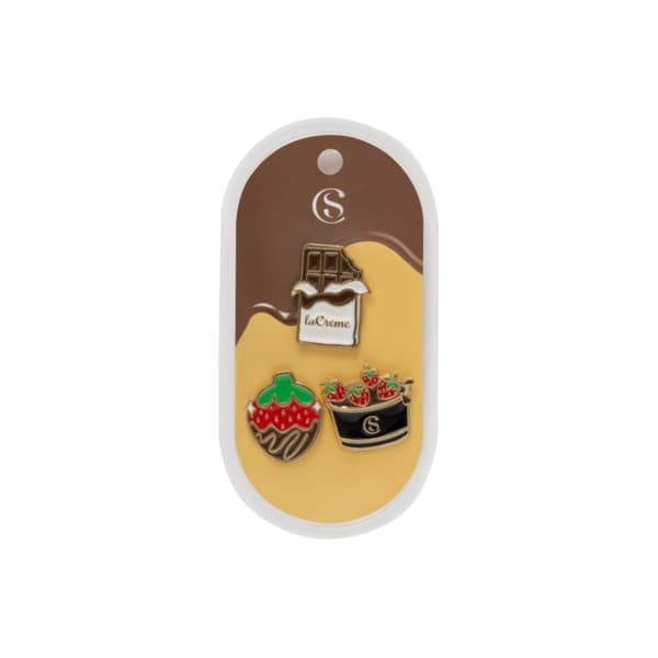 Kit Pins LaCreme Morango Fondue