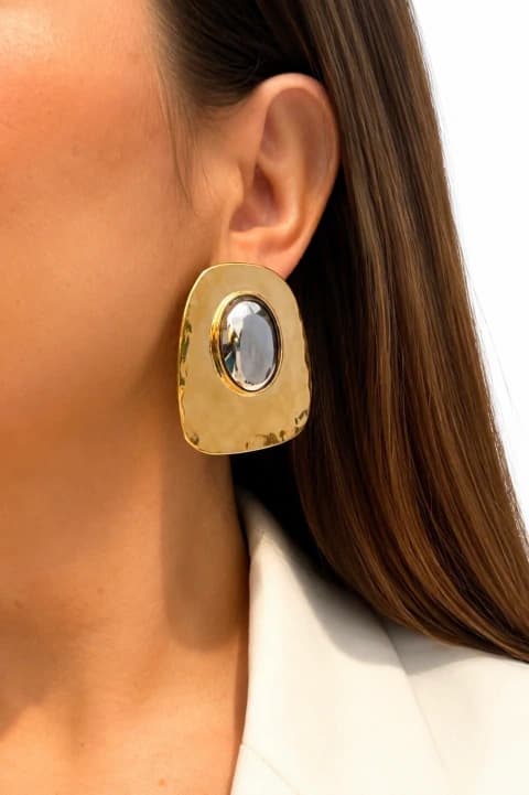 Brincos Noura Gold