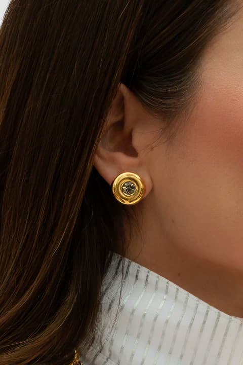 Brincos Laris Gold Glam
