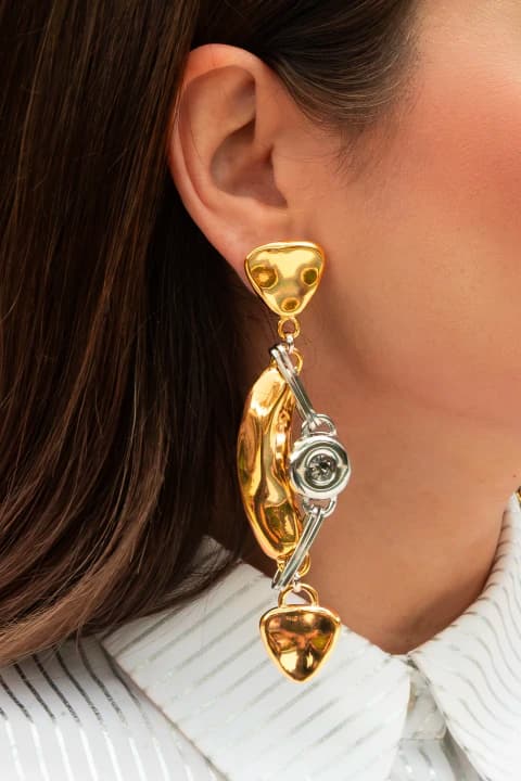 Maxi Brincos Aera Gold