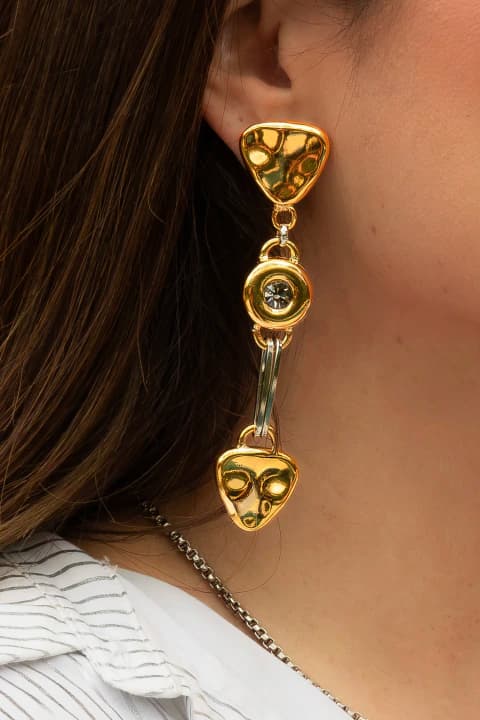Maxi Brincos Fiora Gold